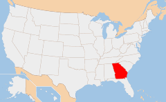 Georgia Mapa