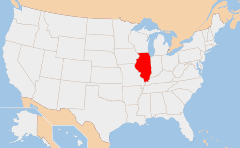 Illinois Mapa