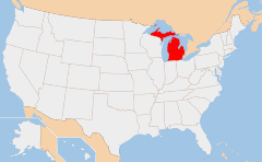 Michigan Mapa