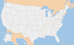 Rhode Island Mapa