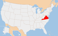 Virginia Mapa