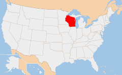 Wisconsin Mapa