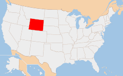 Wyoming Mapa