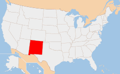 New Mexico Mapa