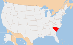 South Carolina Mapa